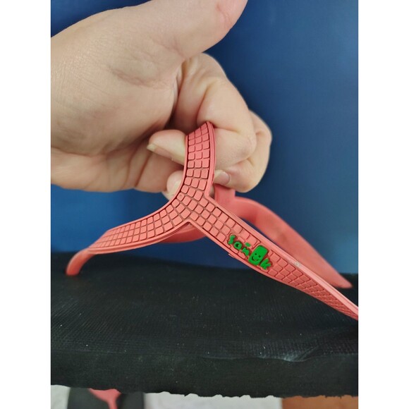 Sanuk Ibiza Red Women's rubber strap sandals Flip Flops Size 10 - Picture 3 of 6